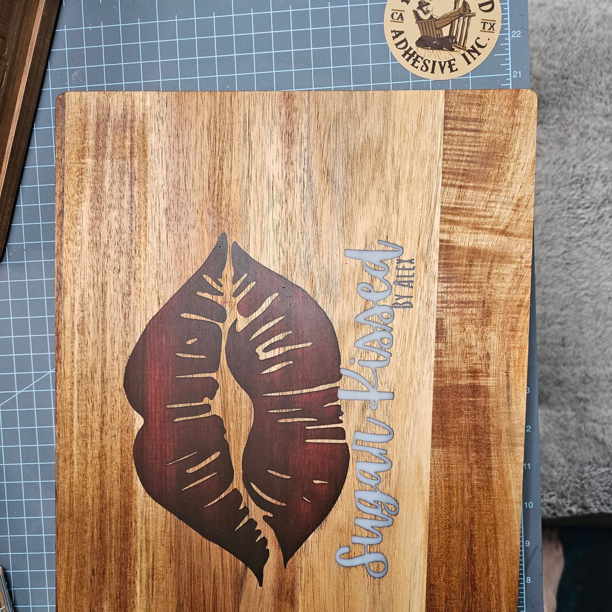 CRC Engraving work example 4