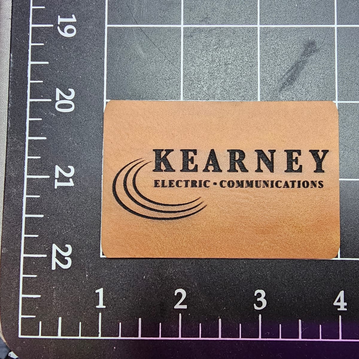CRC Engraving work example 11